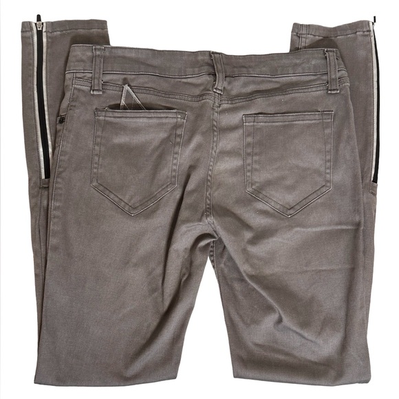 Betabrand Women's Charcoal Skinny Jeans - Picture 2 of 6